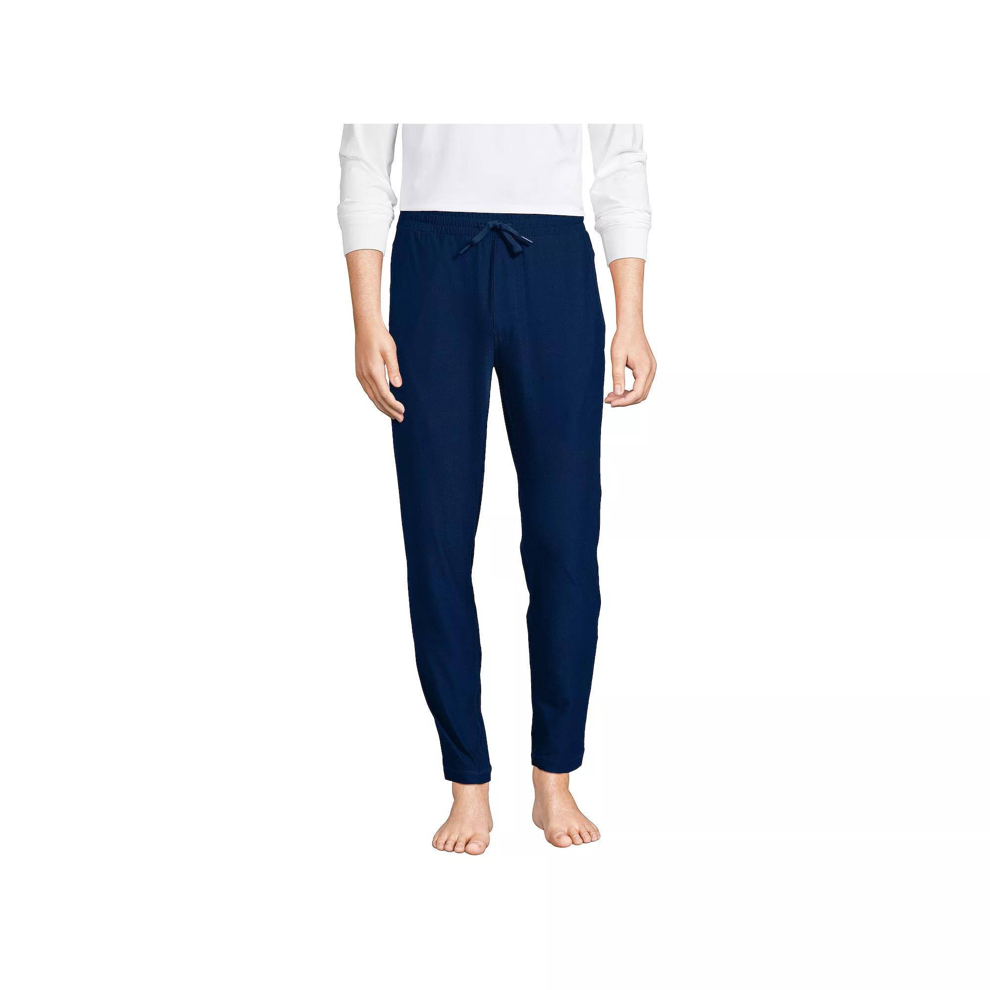 Men's Lands' End Weekend Weight Pants, Size: Medium, Deep  Blue Product Image
