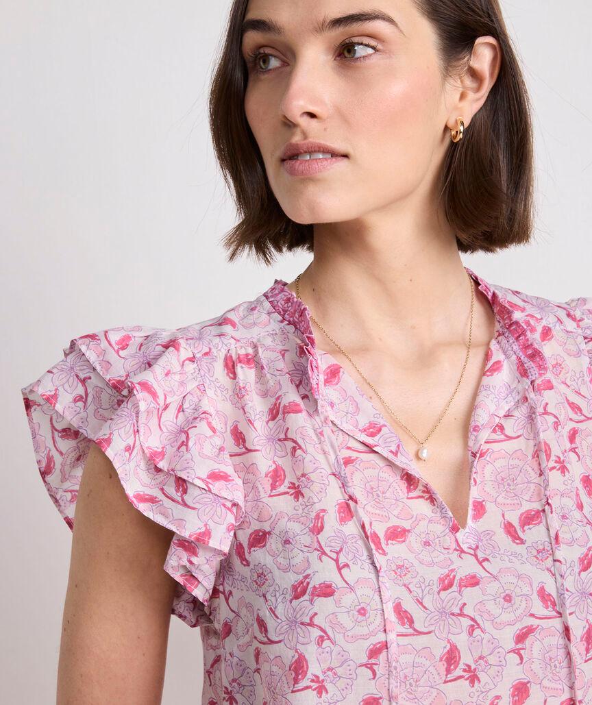 Adare Double Ruffle Top Product Image