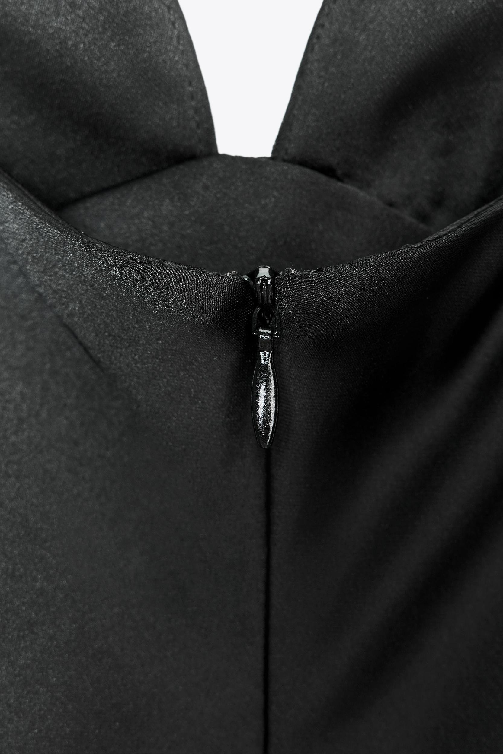 SATIN LONG DRESS Product Image