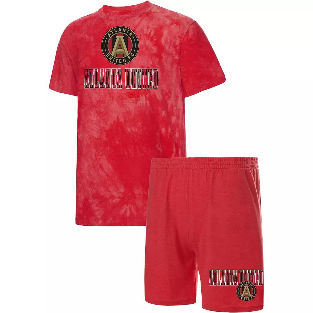 Men's Concepts Sport Red Atlanta United FC Billboard T-Shirt & Shorts Sleep Set, Size: Large, Atu Red Product Image