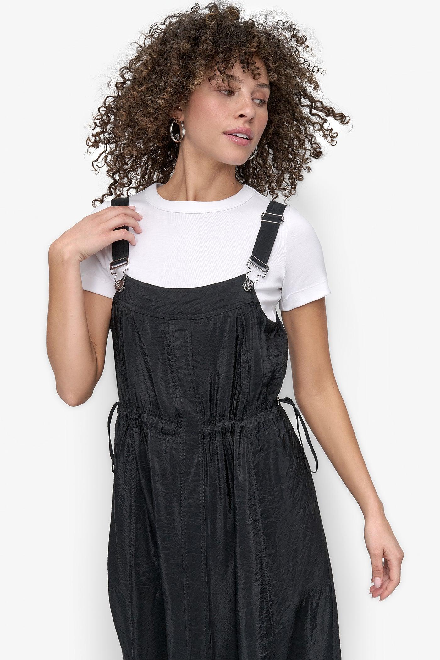 SLEEVELESS OVERALL DRESS Product Image
