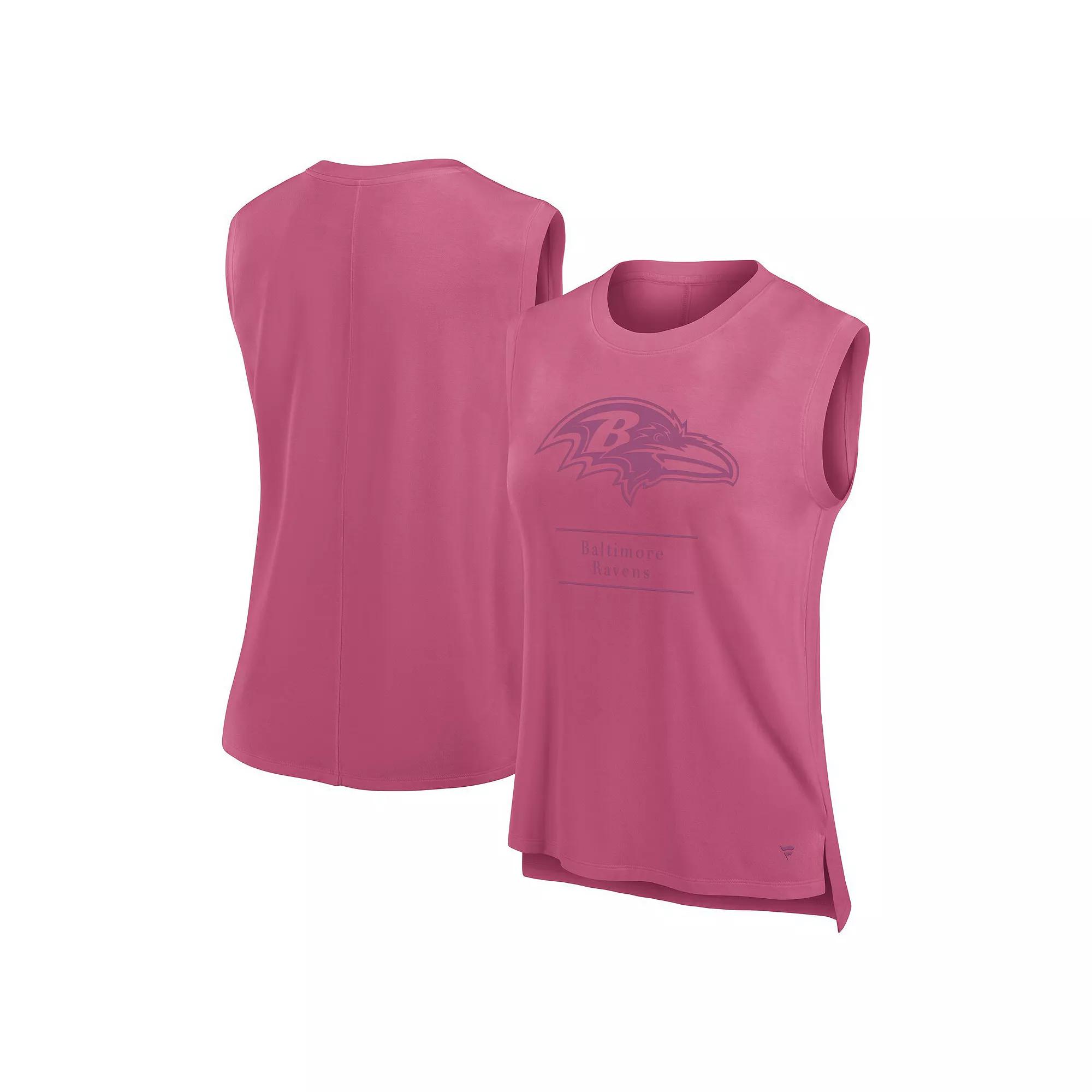 Women's Fanatics Pink Kansas City Chiefs Studio Embrace Tank Top,  Product Image