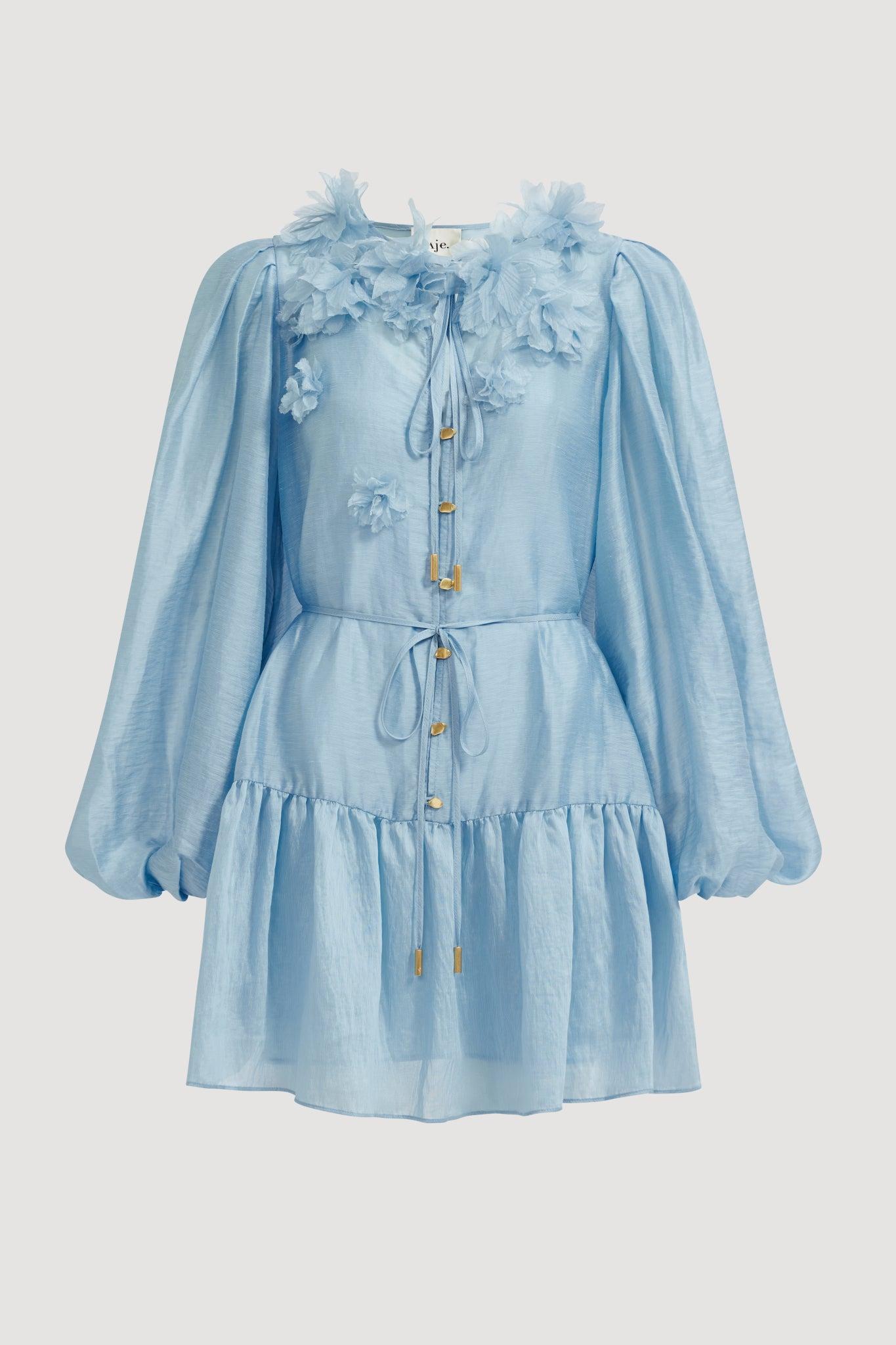 Demi Mini Dress-BLUE BELL / 4 Product Image