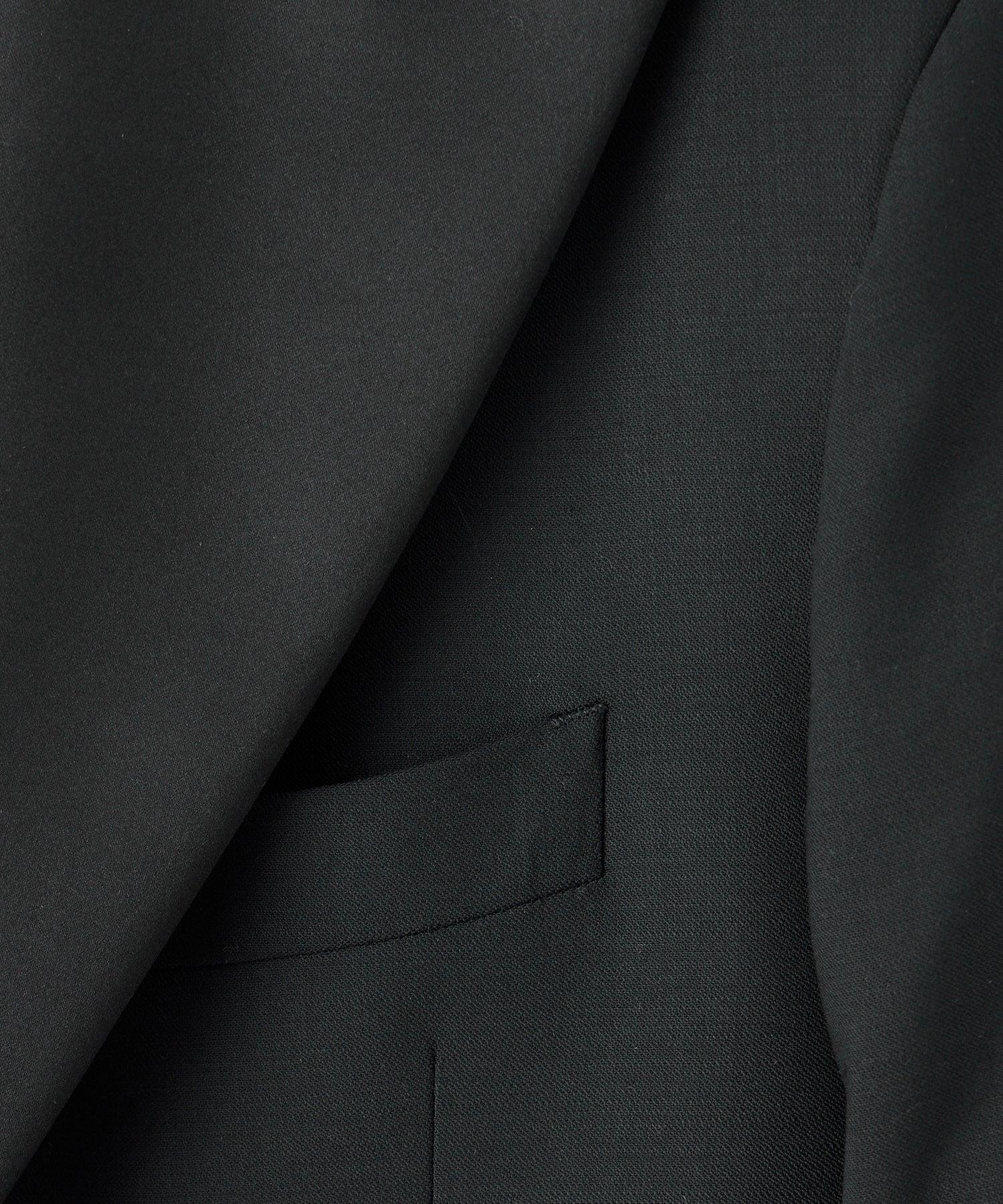 Italian Wool Double-Breasted Tuxedo Jacket Product Image
