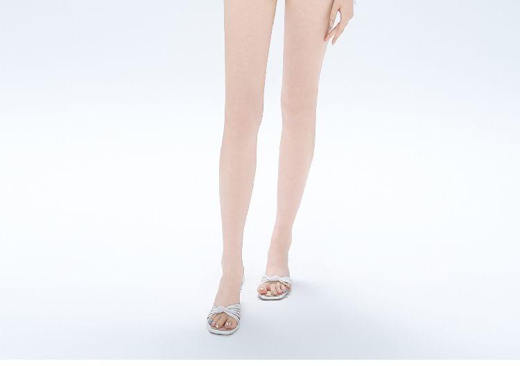 Set: Halter Neck Bikini Top + Bottom + Cover-Up Skirt Product Image