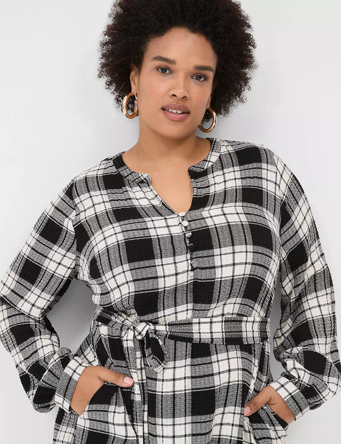 Crinkle Popover Short Dress Product Image