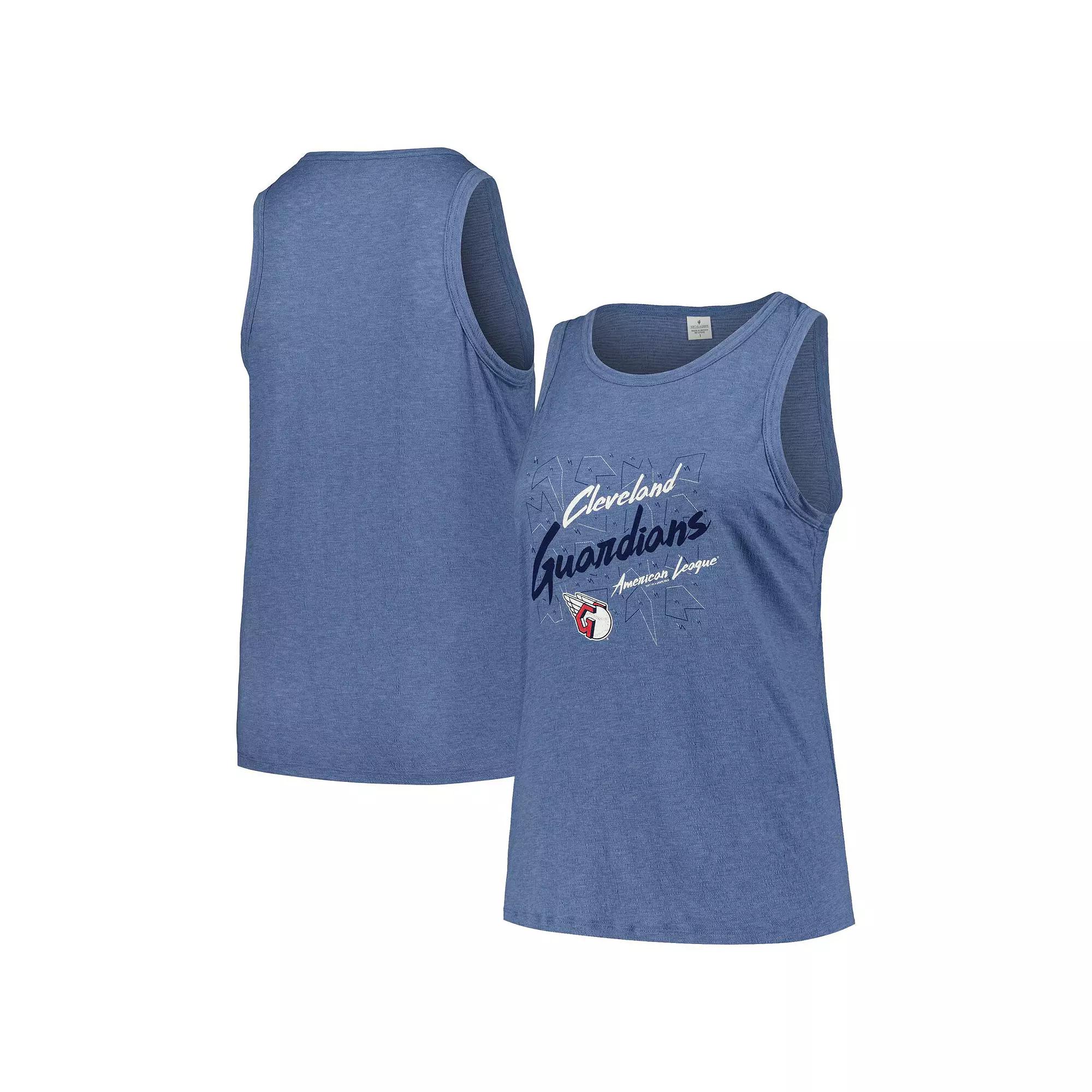 Women's Soft as a Grape Navy Cleveland Guardians Plus  Product Image