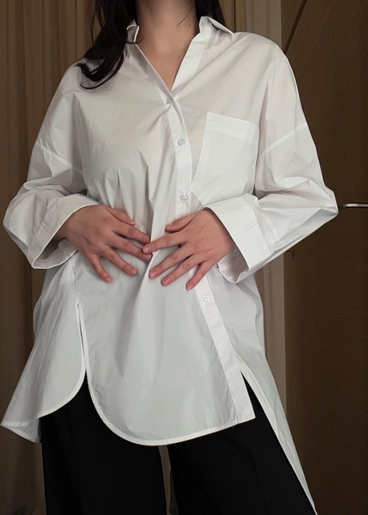Brennan Button Up in White Product Image