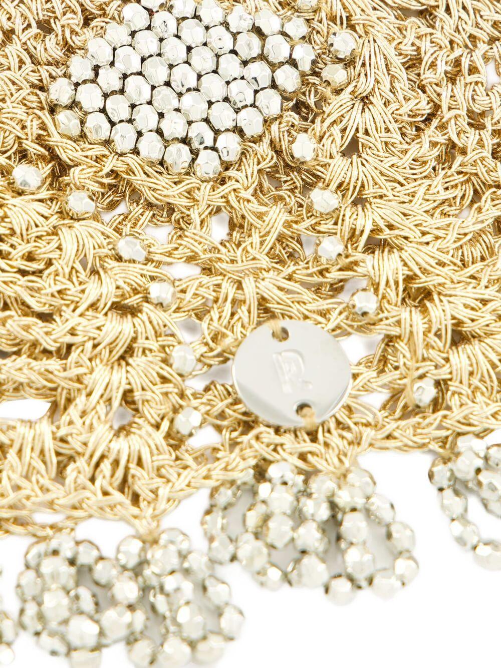 crochet-knit beaded hat Product Image