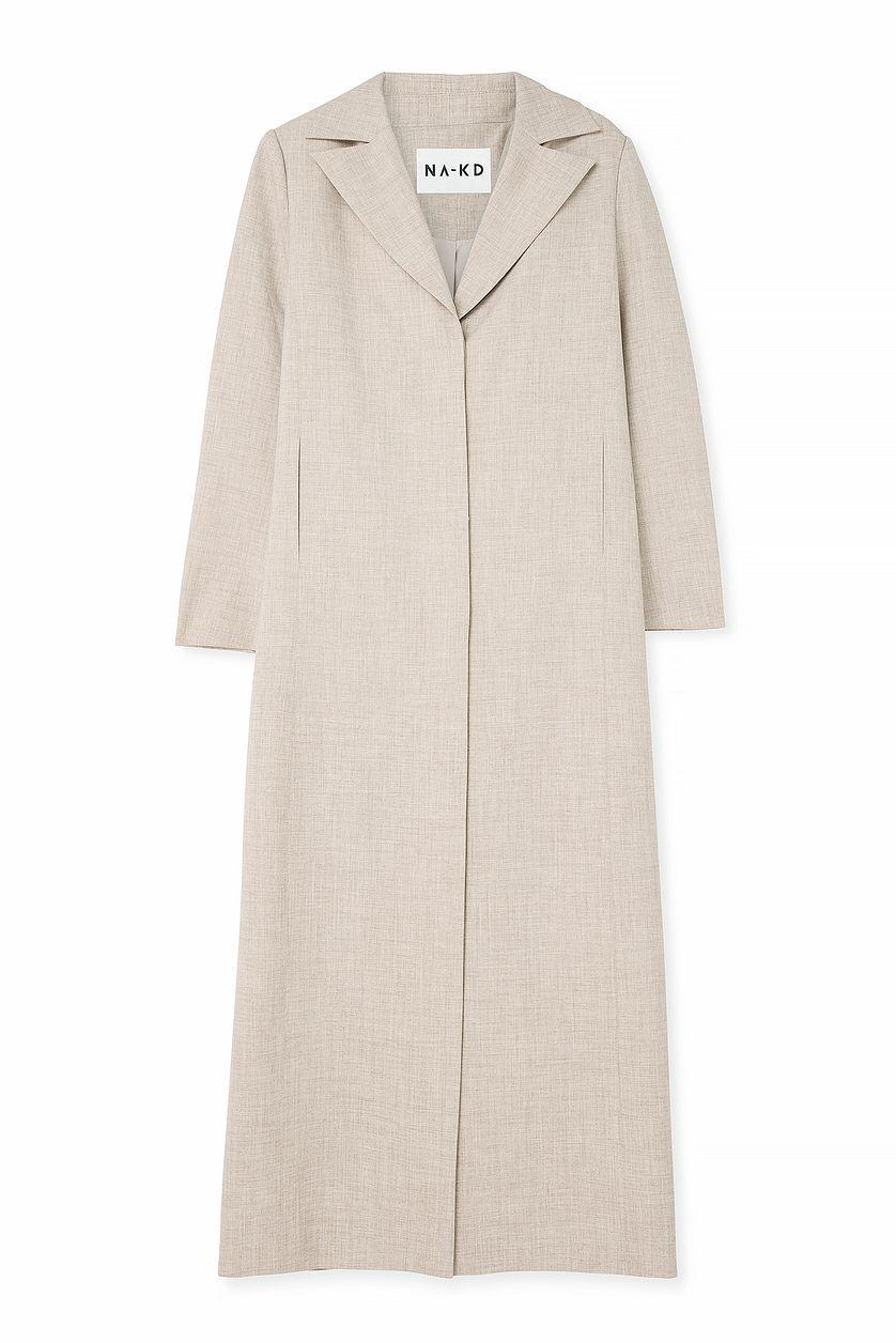 Long Belt Detail Coat Product Image