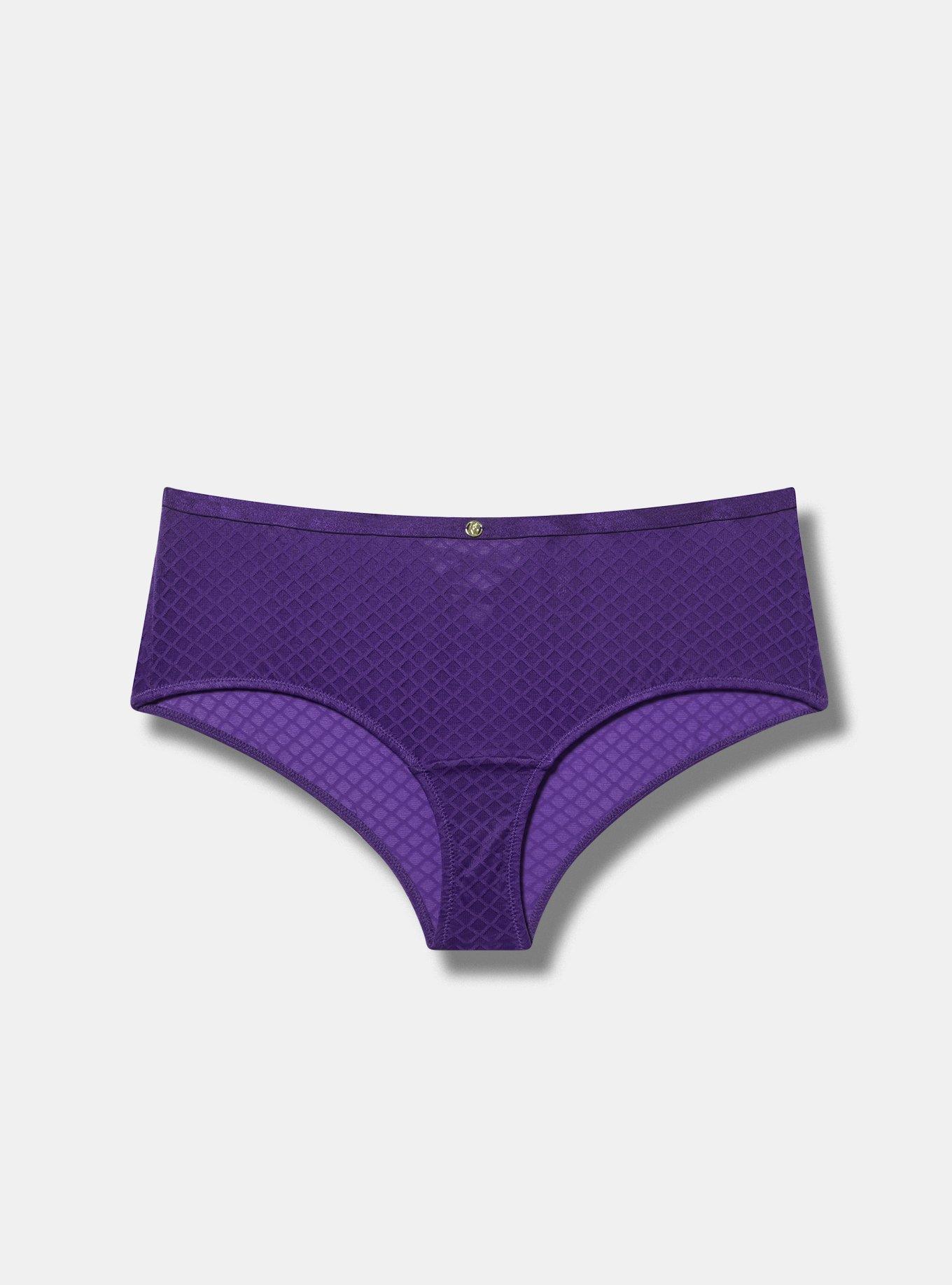 Mid-Rise Fishnet Cheeky XO Panty Product Image