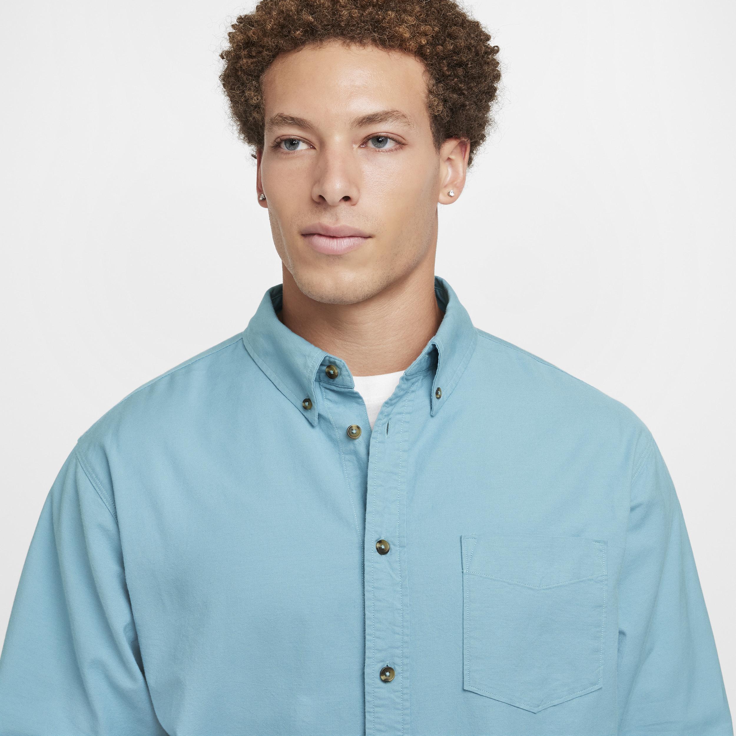 Nike Men's Life Long-Sleeve Oxford Button-Down Shirt Product Image
