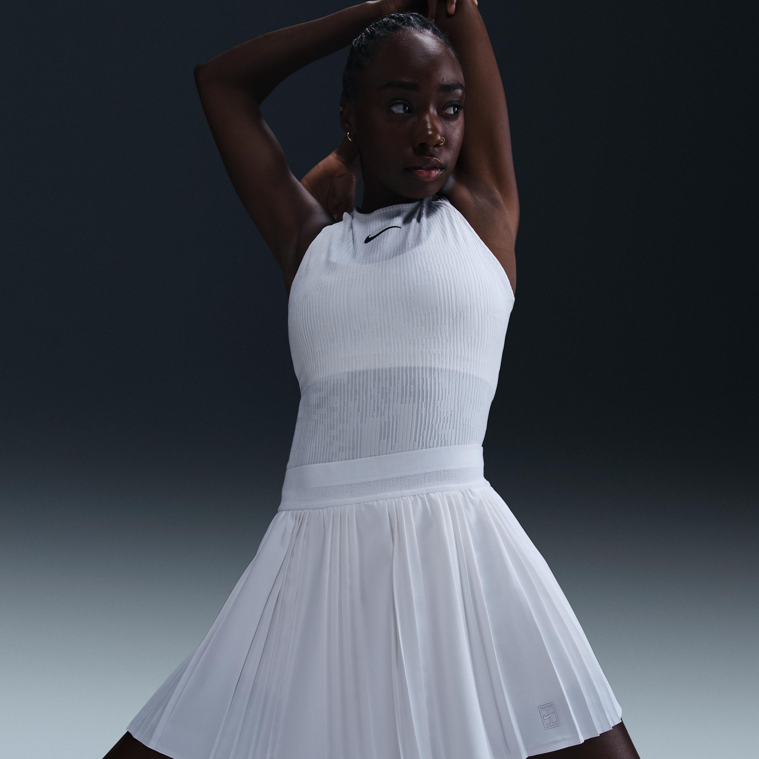 Nike Womens Court Advantage Dri-FIT Pleated Tennis Skirt | FZ6512-100 Product Image