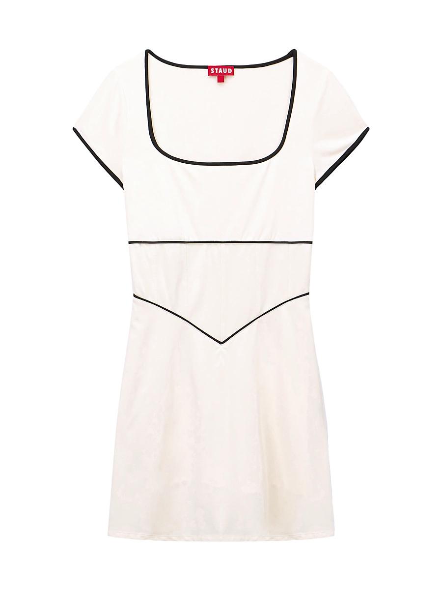 Womens STAUD COURT Backspin Jersey Minidress Product Image