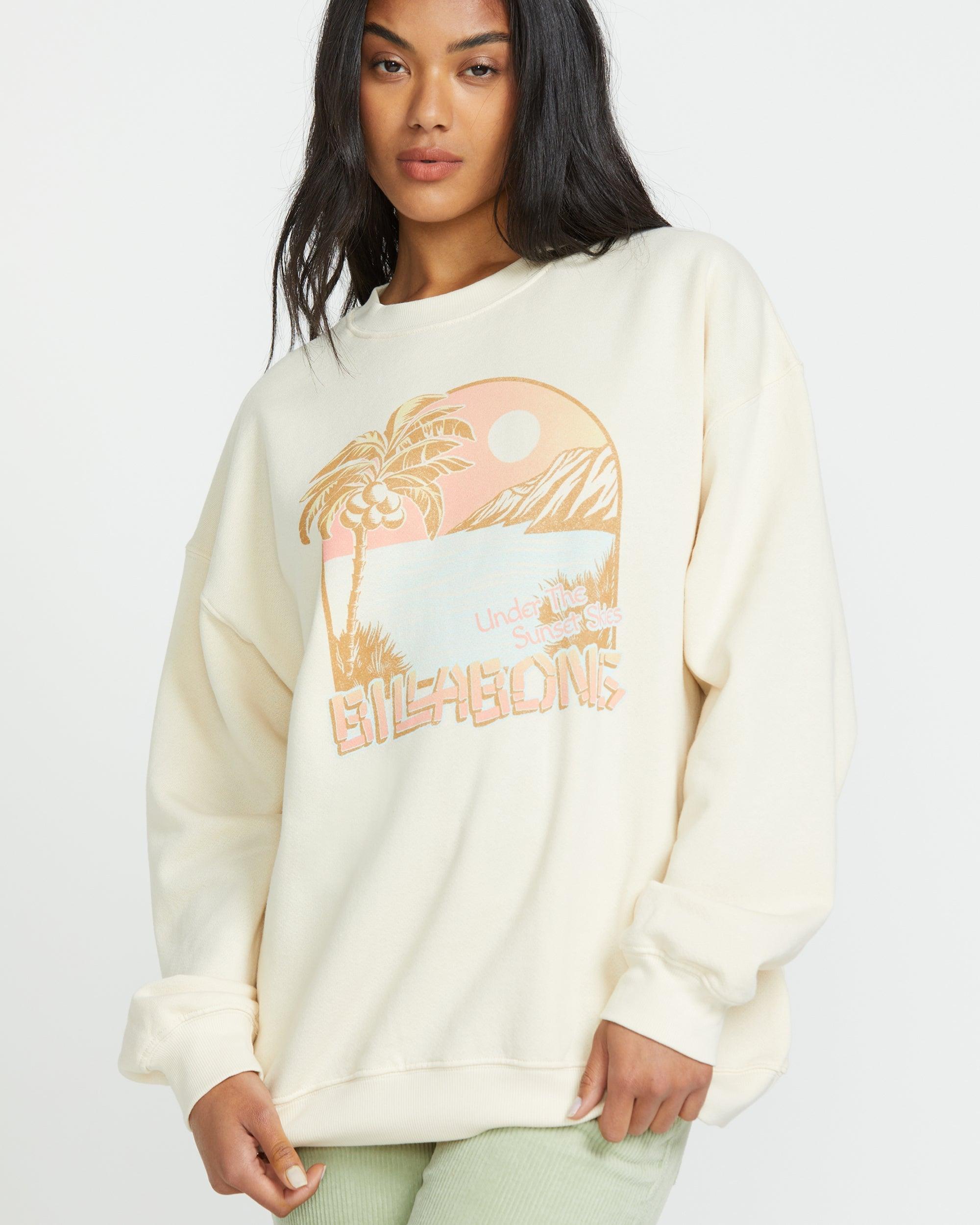 Ride In Crew Sweatshirt - Whitecap Female Product Image