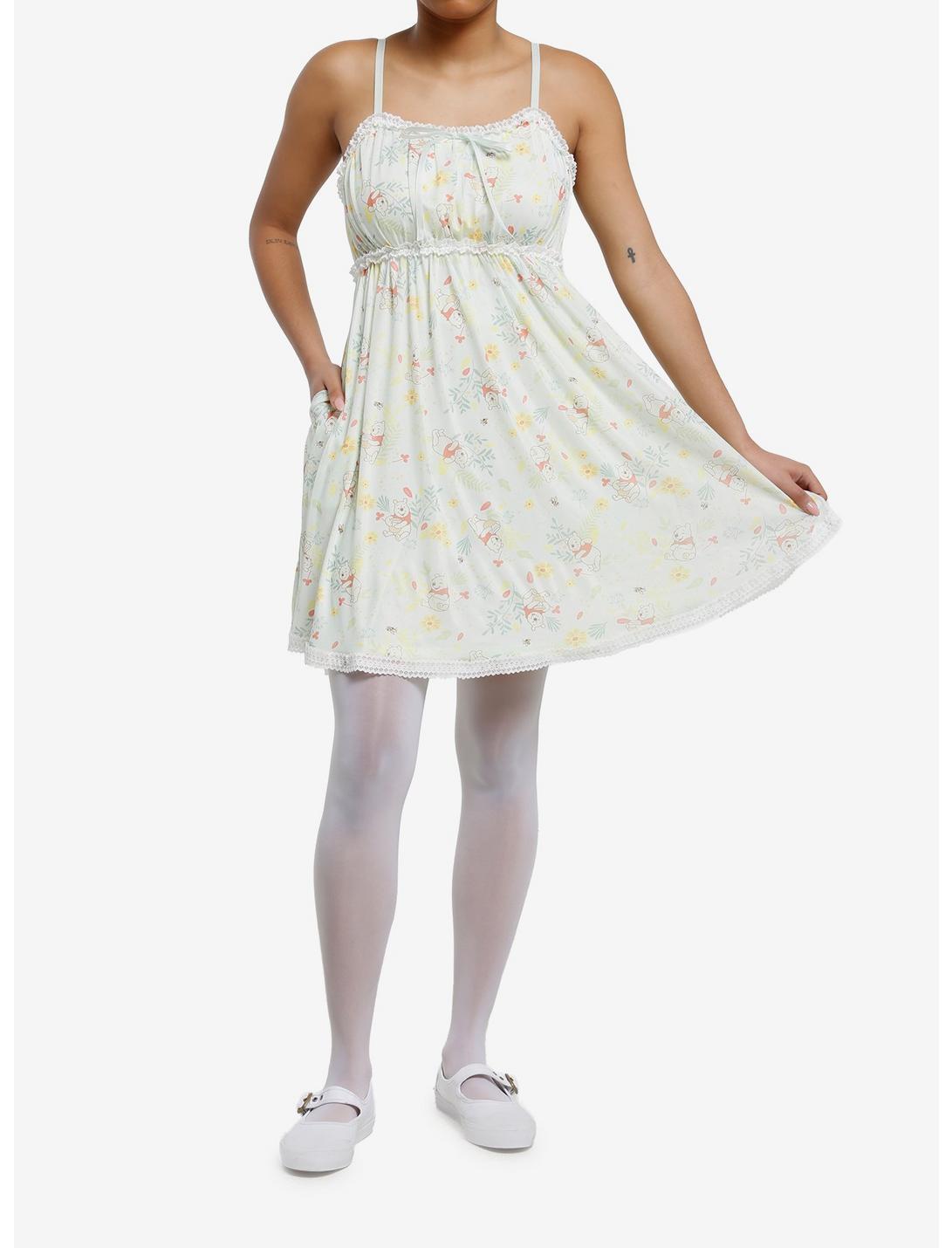 Her Universe Disney Winnie The Pooh Floral Slip Cami Dress Product Image