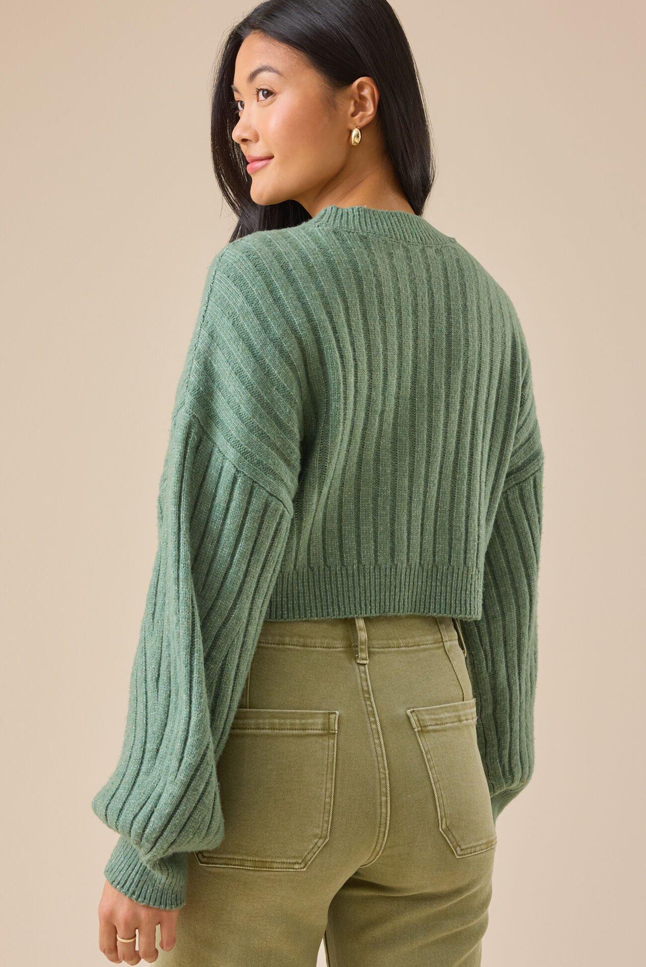 Amber Cropped Sweater Product Image