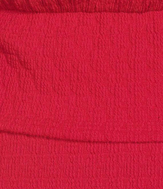 Moa Moa Short Sleeve Shirred Mini Dress Product Image