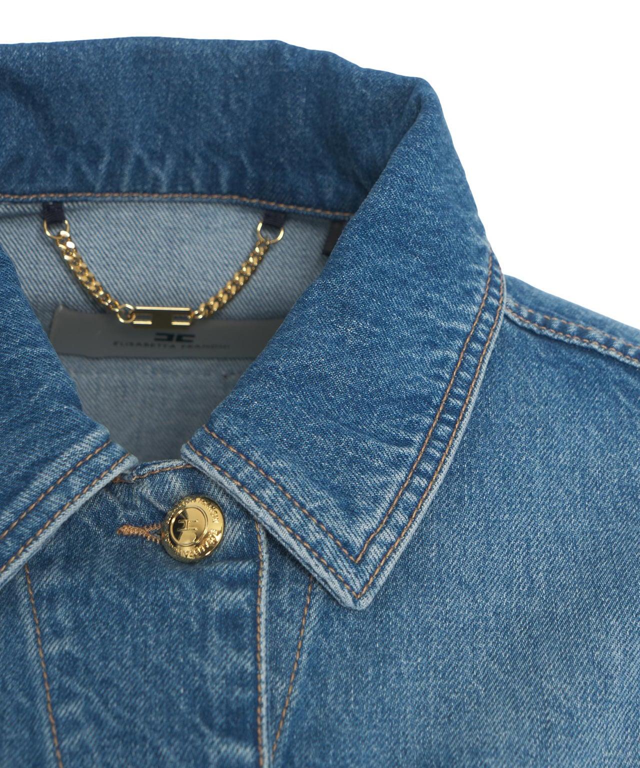 Cropped denim jacket Product Image