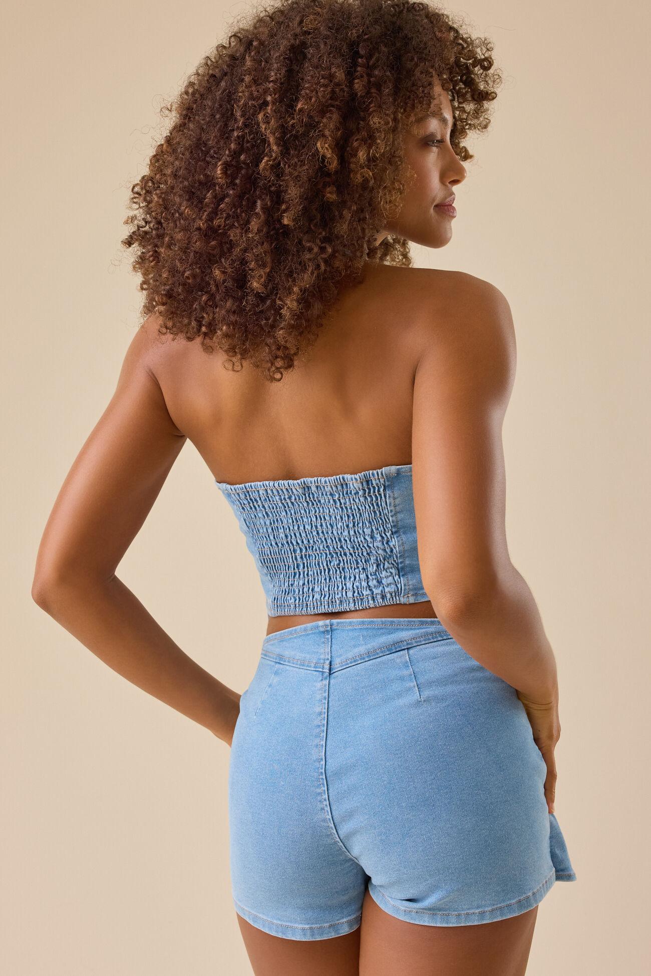 Sam Denim Romper Product Image