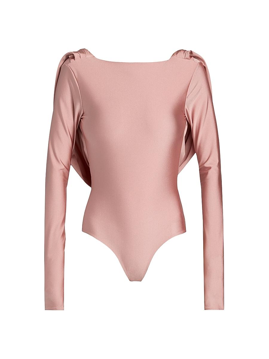 Womens Identity Eda Draped Bodysuit Product Image
