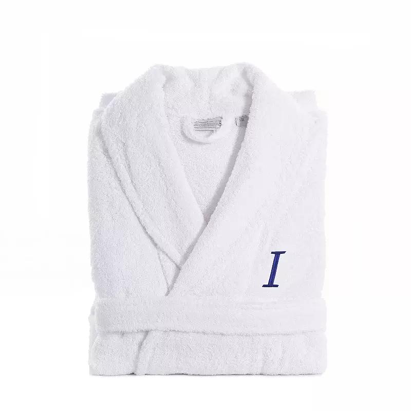 Linum Home Textiles Turkish Cotton Personalized Unisex Embroidered Terry Bathrobe, Adult Unisex,  Product Image