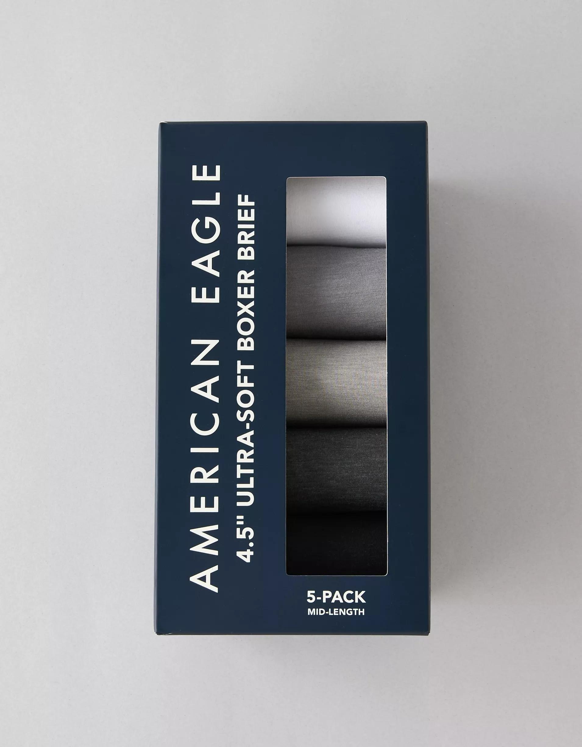 AEO Men's 4.5" Ultra Soft Boxer Brief 5-Pack Product Image
