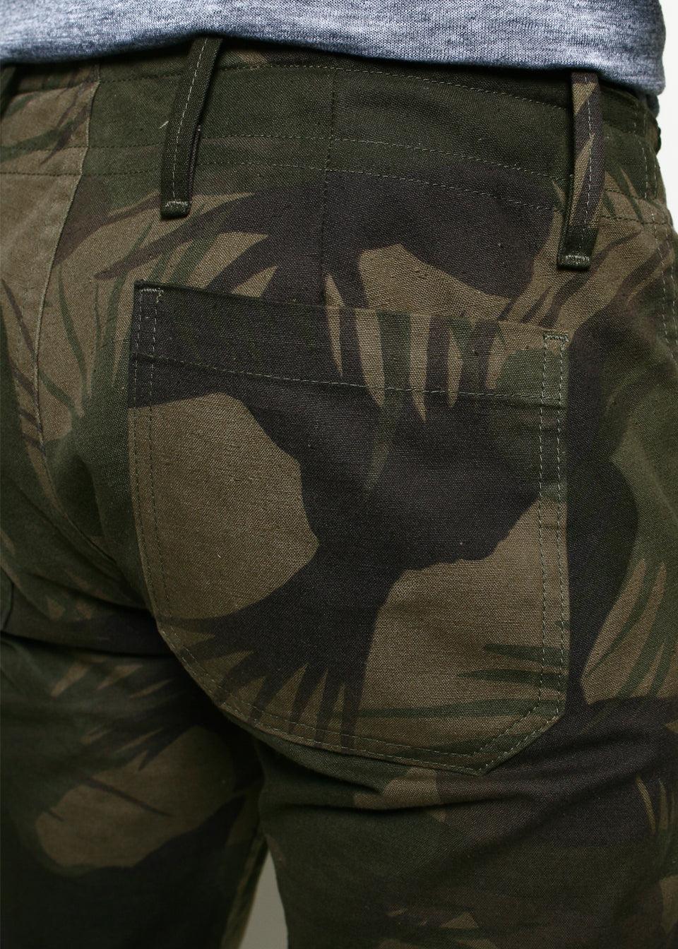 Boarder Pants // Olive Palm Camo Product Image