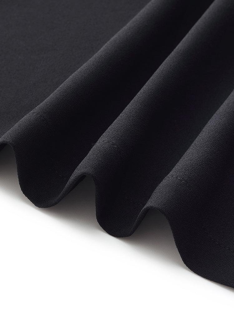 Acetate Twist Front Side Split Women Skirt Product Image