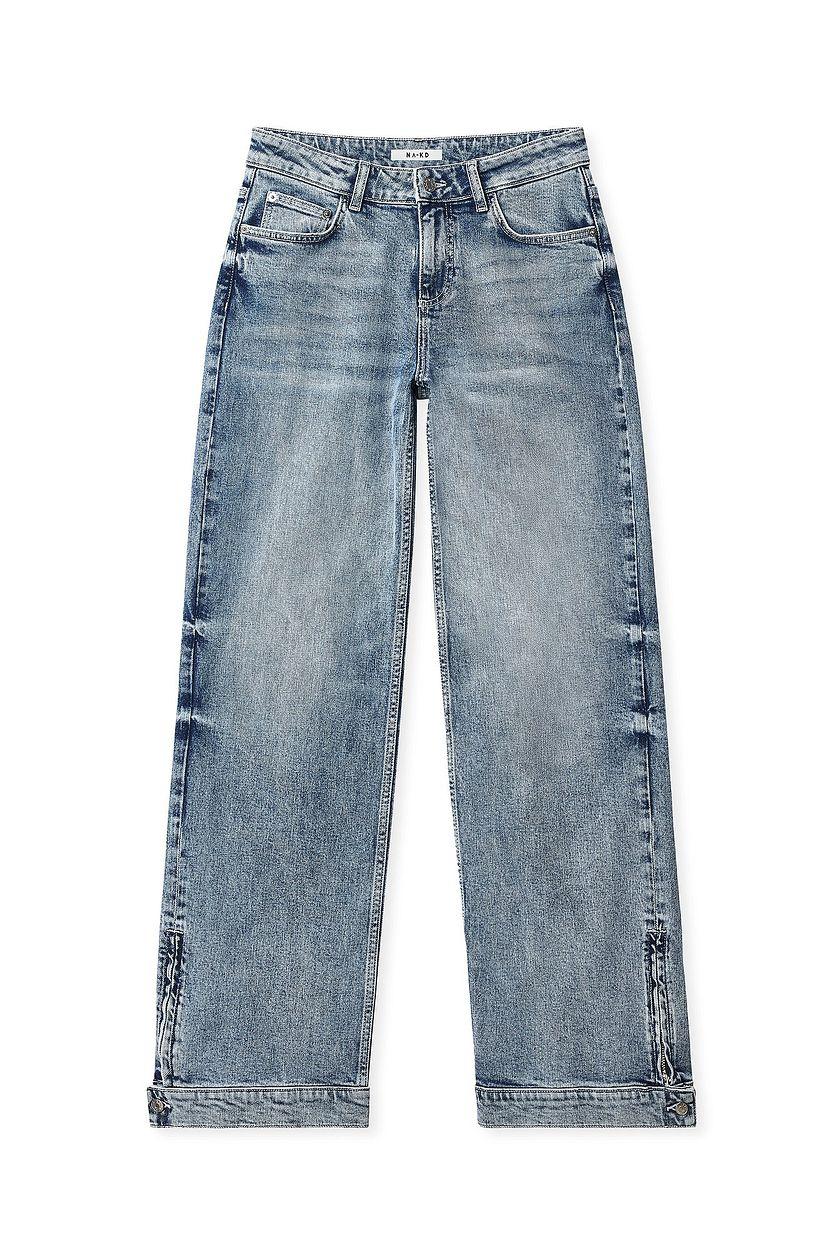 Slit Detail Denim Product Image