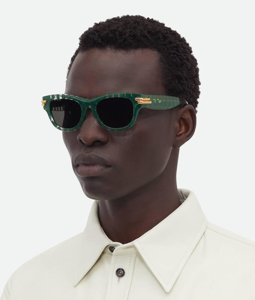 Mitre Square Sunglasses in Green Product Image