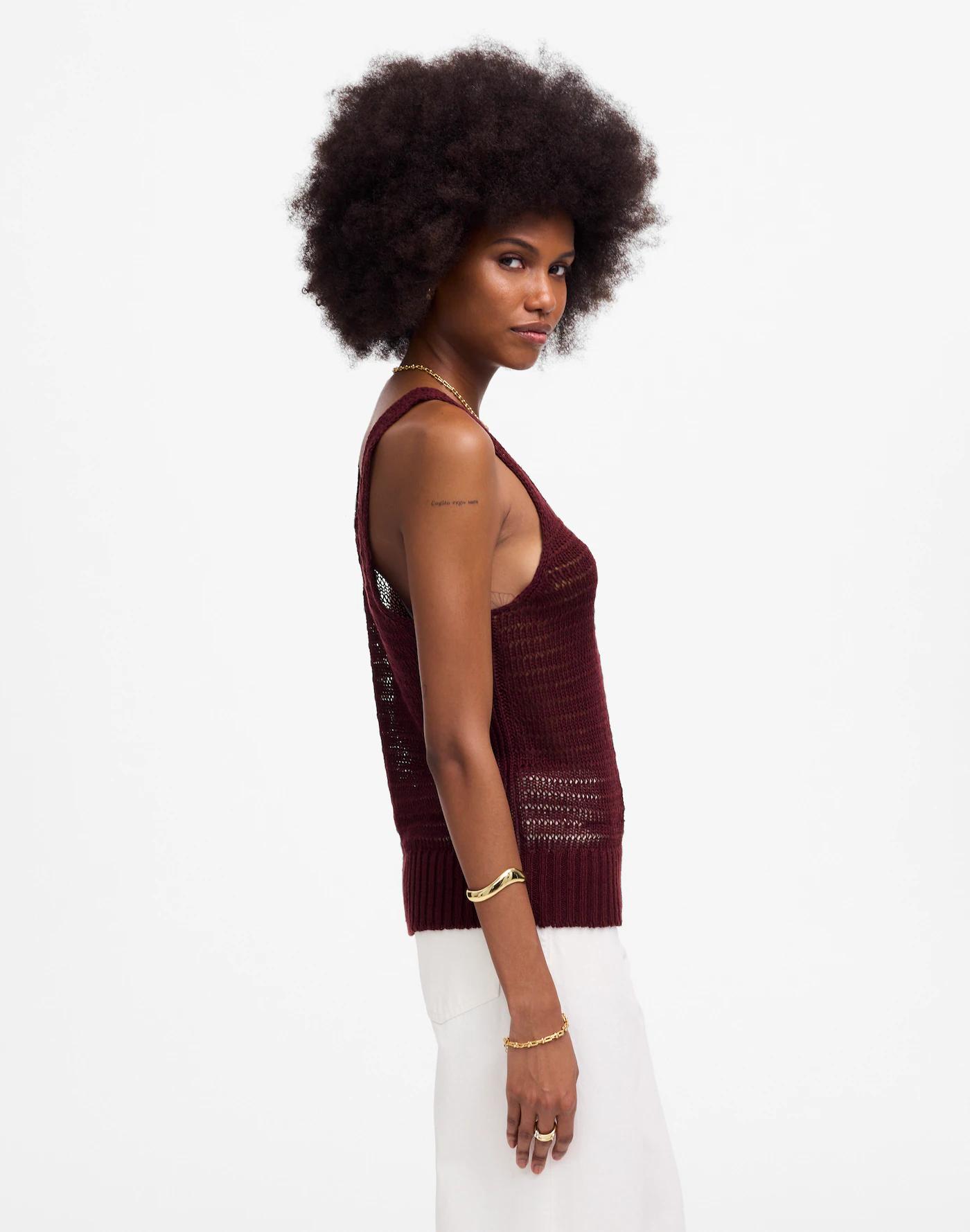 Linen Sweater Tank Product Image