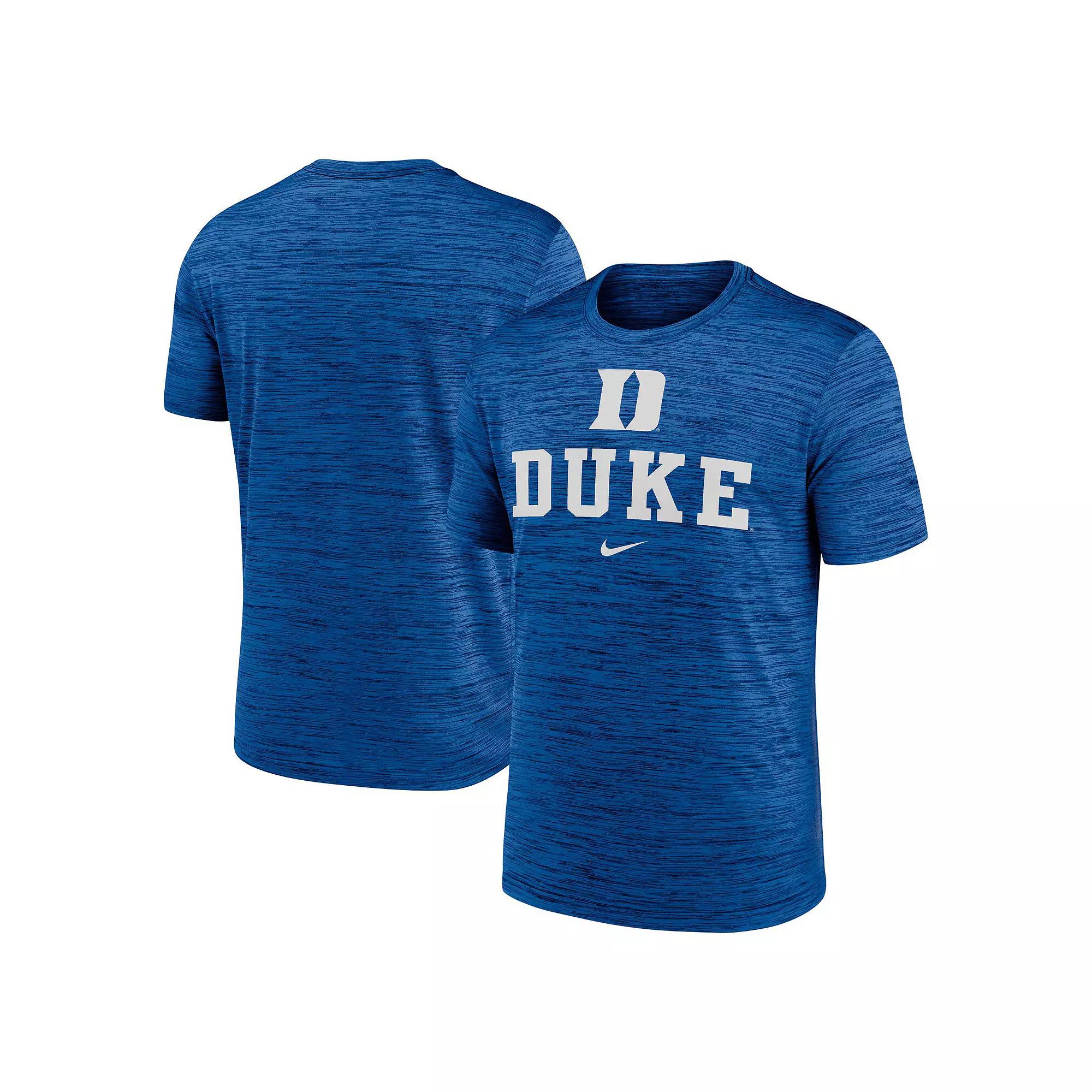 Men's Nike Royal Duke Blue Devils Primetime Velocity T-Shirt, Size: Large Product Image