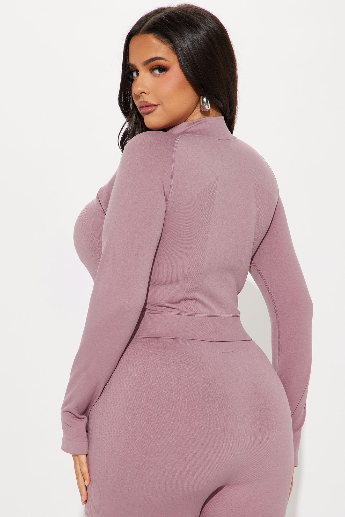 Cool Breeze Active Top - Mauve Product Image