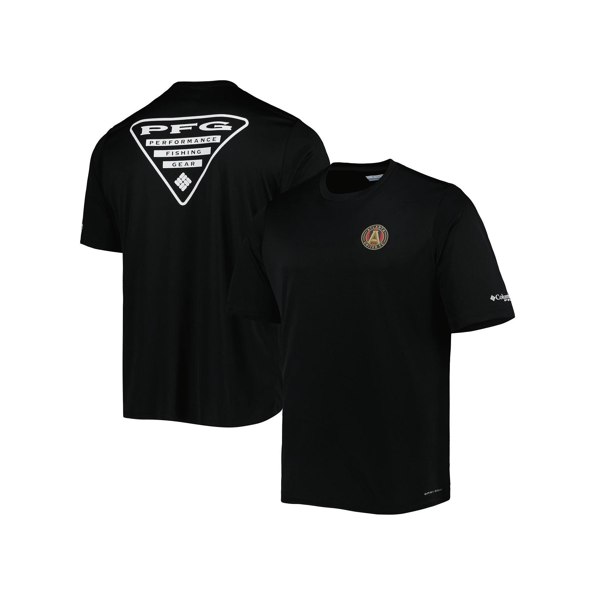 Men's Columbia Black Atlanta United FC Terminal Tackle Omni-Shade T-Shirt, Size: XL, Atu Black Product Image