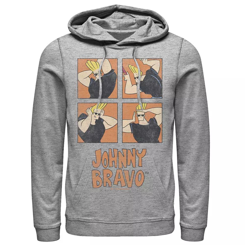 Men's Cartoon Network Johnny Bravo Box Up Hairdo Graphic Hoodie,  Product Image