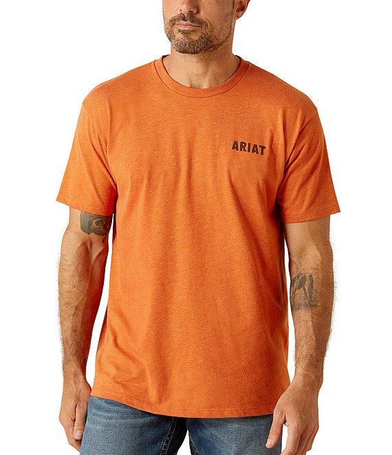 Ariat Steer Skull/Rattlesnake Short Sleeve Graphic T-Shirt Product Image