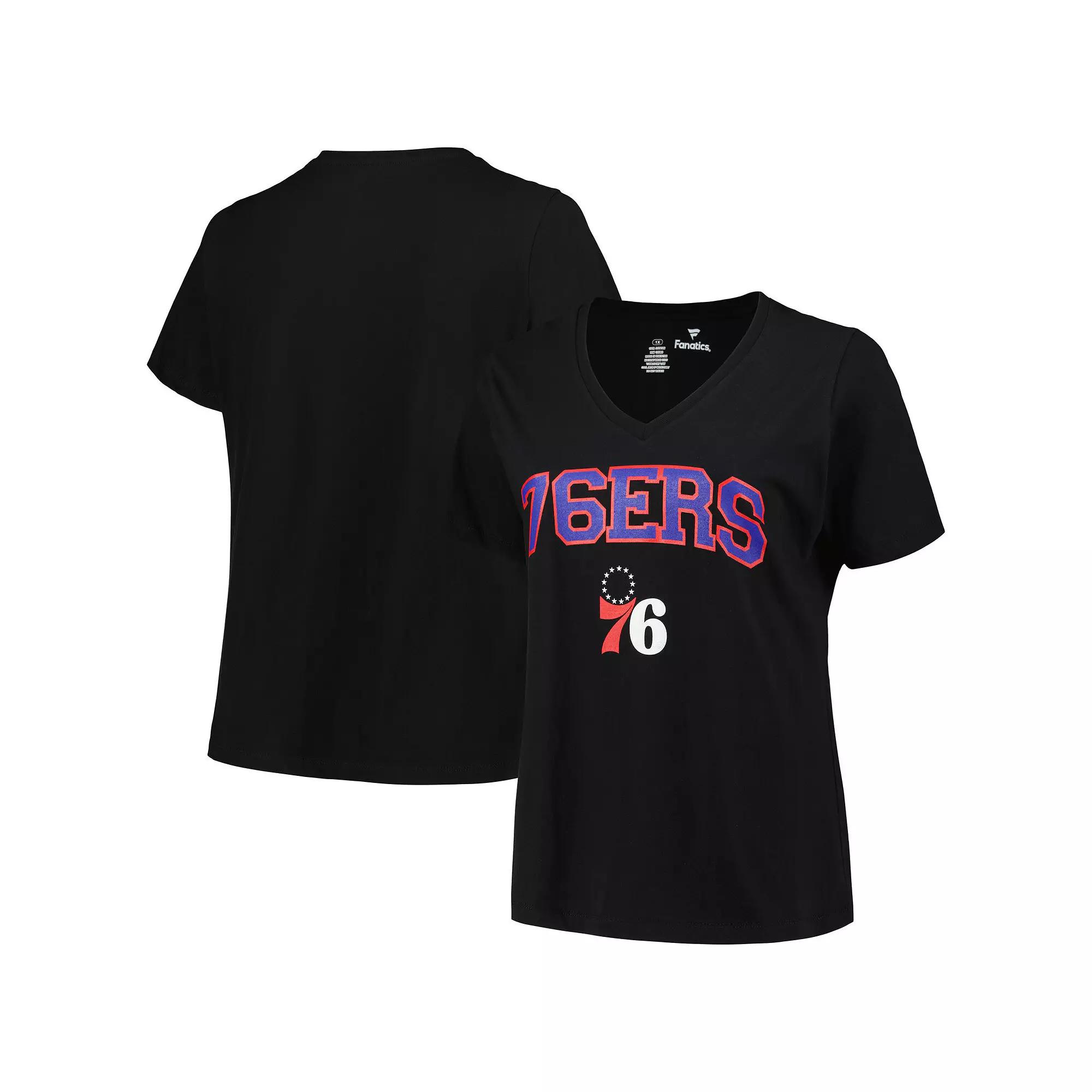 Women's Profile Black Philadelphia 76ers Plus  Product Image