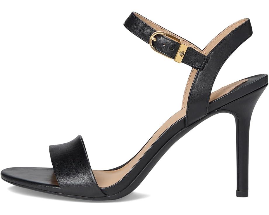 Allie Pave-Buckle Satin Sandals Product Image