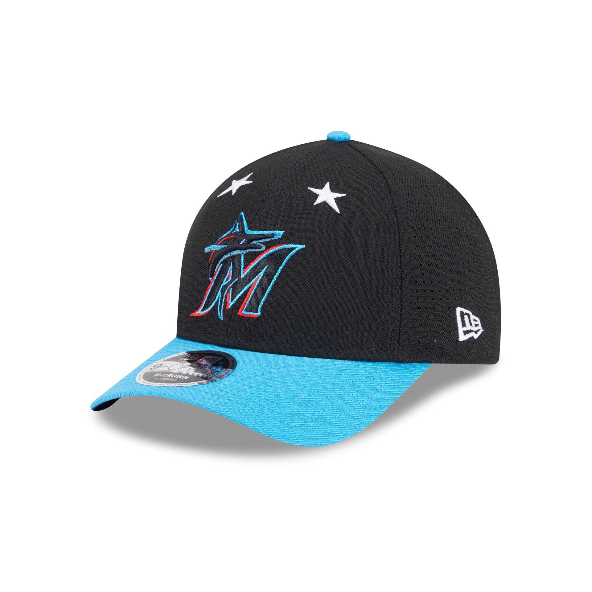 Miami Marlins 2025 All-Star Game 9FORTY M-Crown Snapback Hat Male Product Image