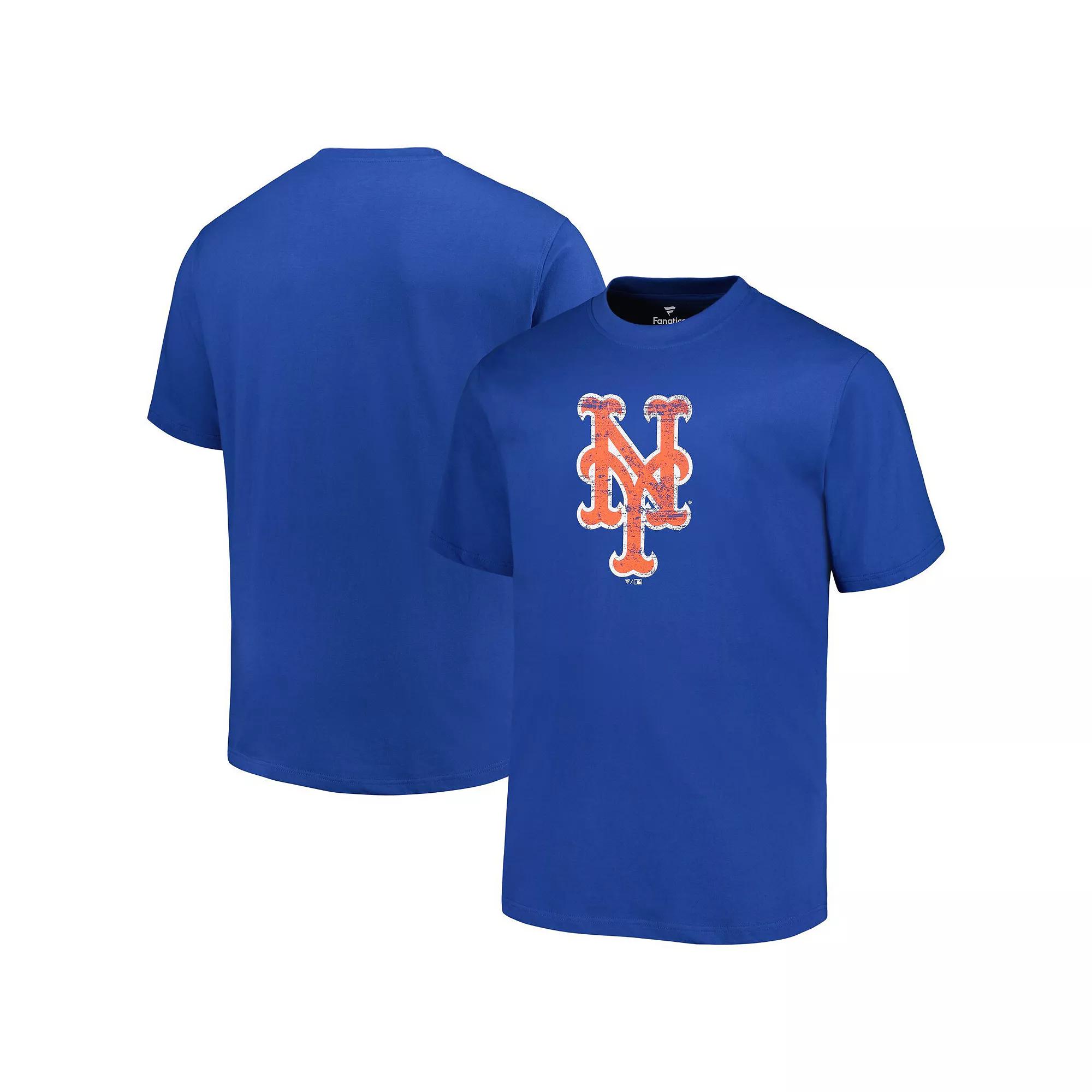 Men's Profile Royal New York Mets Big & Tall Primary Logo T-Shirt,  Product Image