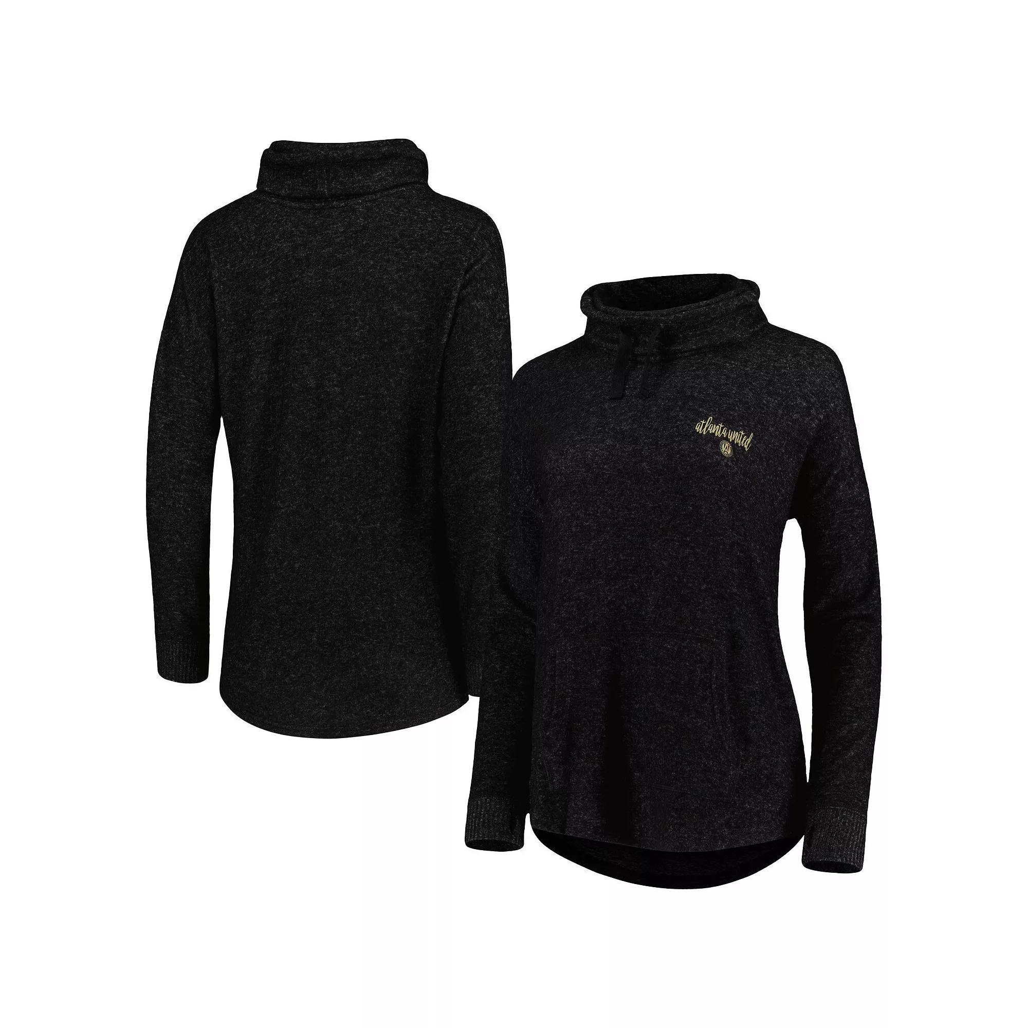 Women's Heathered Black Atlanta United FC Cuddle Tri-Blend Pullover Sweatshirt, Size: Medium, Atu Charco Product Image