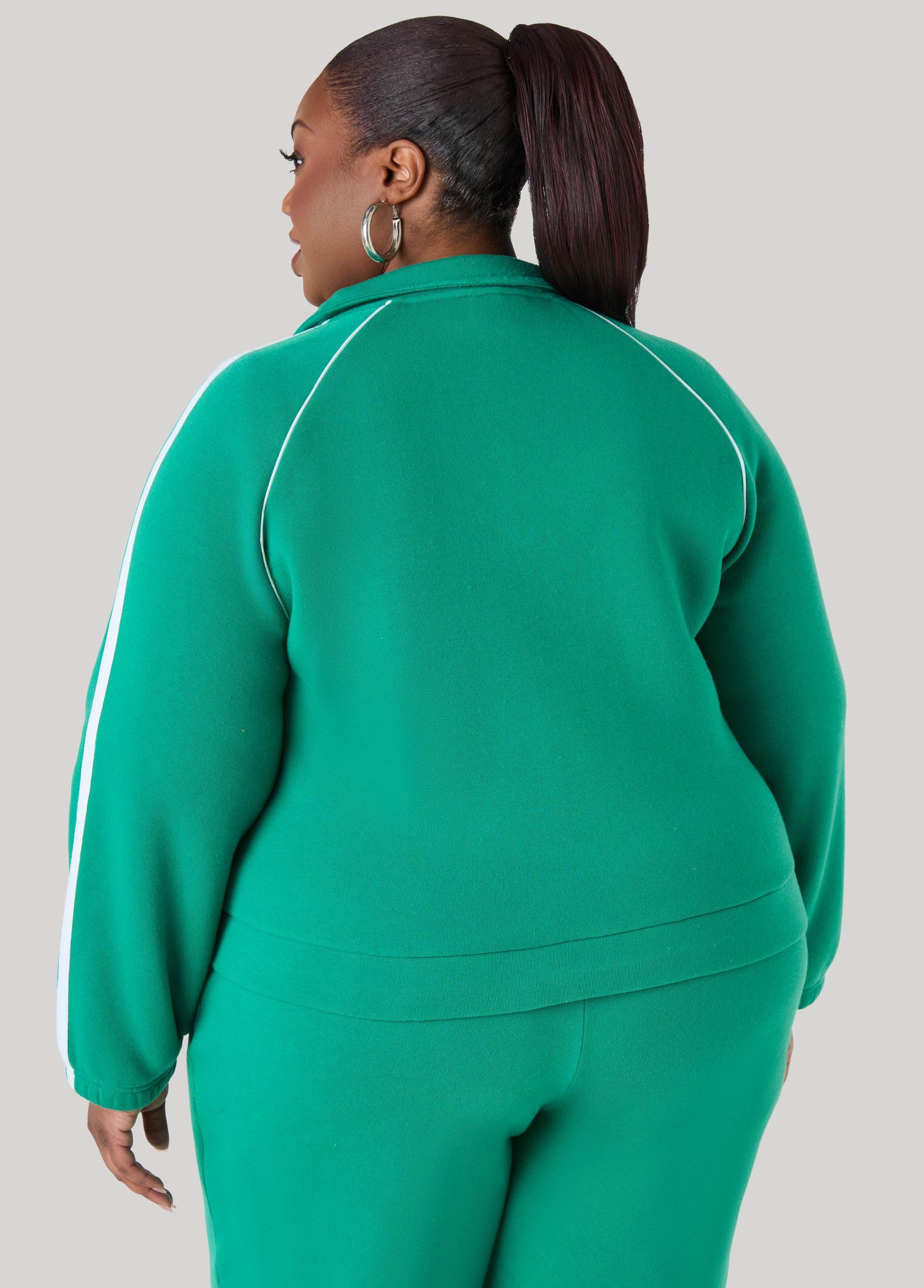 Piped Zip Front Track Jacket Product Image