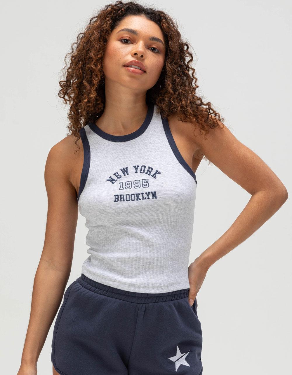 FULL TILT New York Womens Tank Top - NAVY COMBO Product Image
