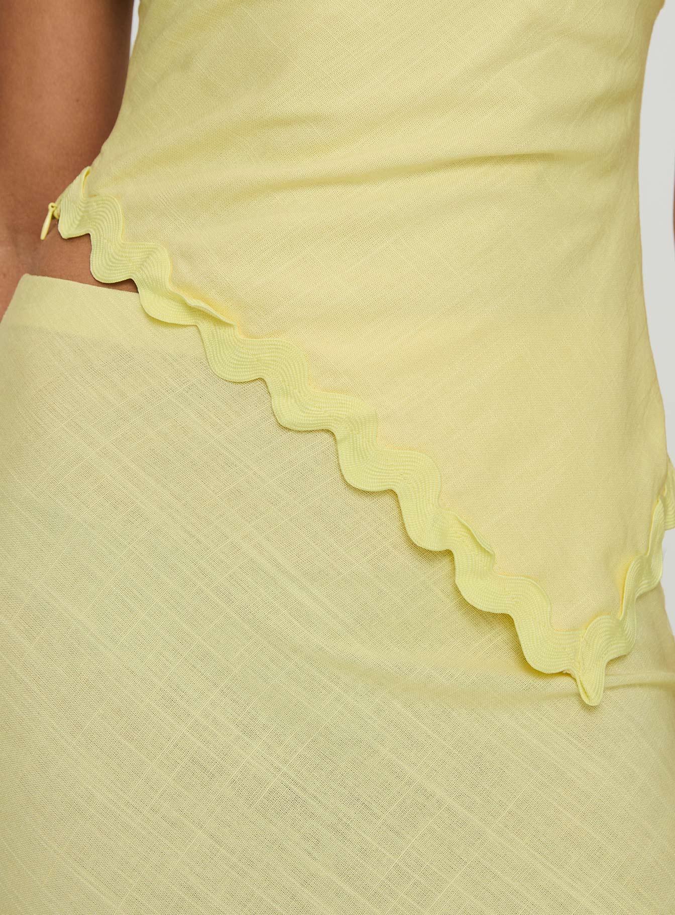 Silvershore Maxi Skirt Yellow Product Image