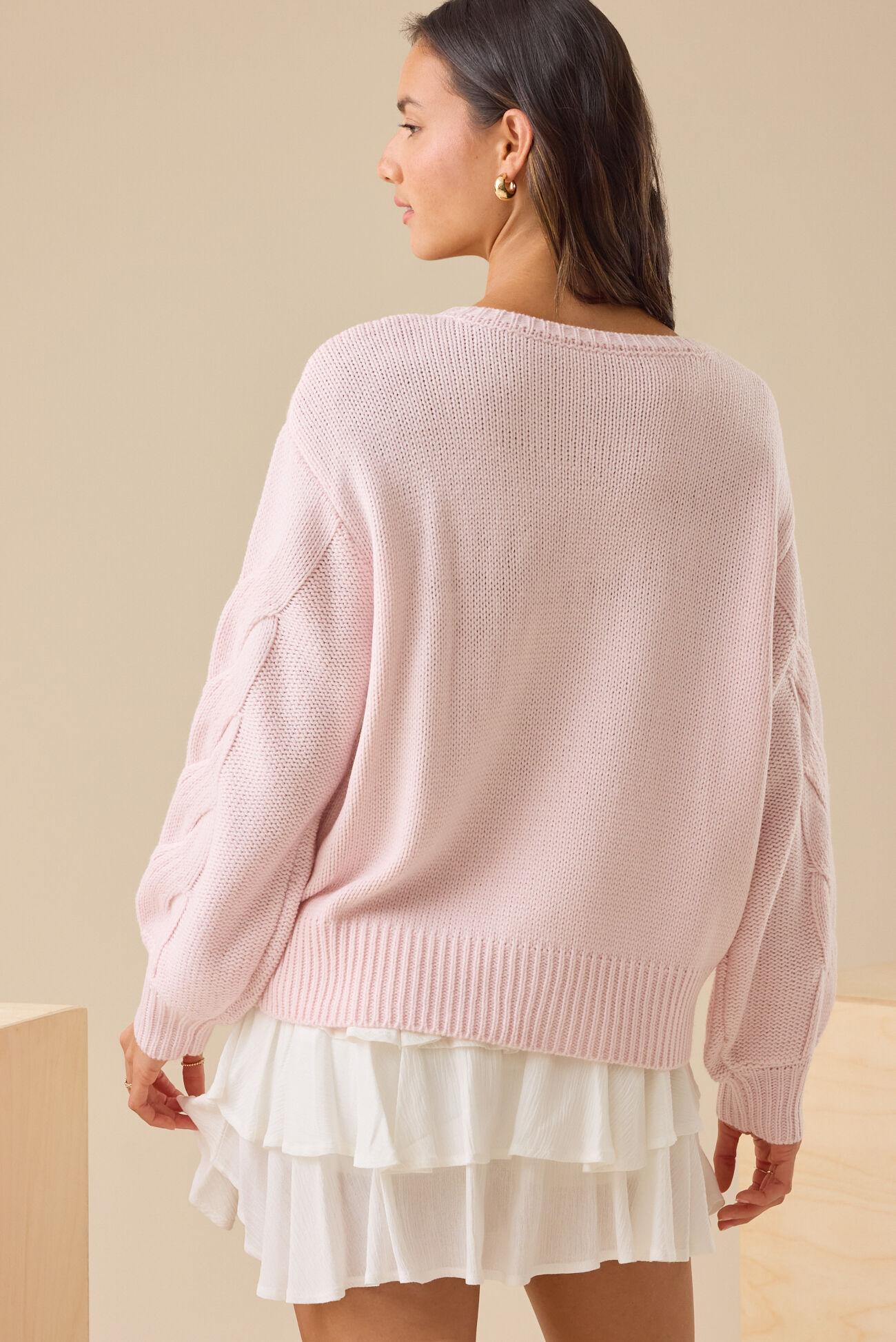 Scarlett 3D Braided Bow Sweater Product Image