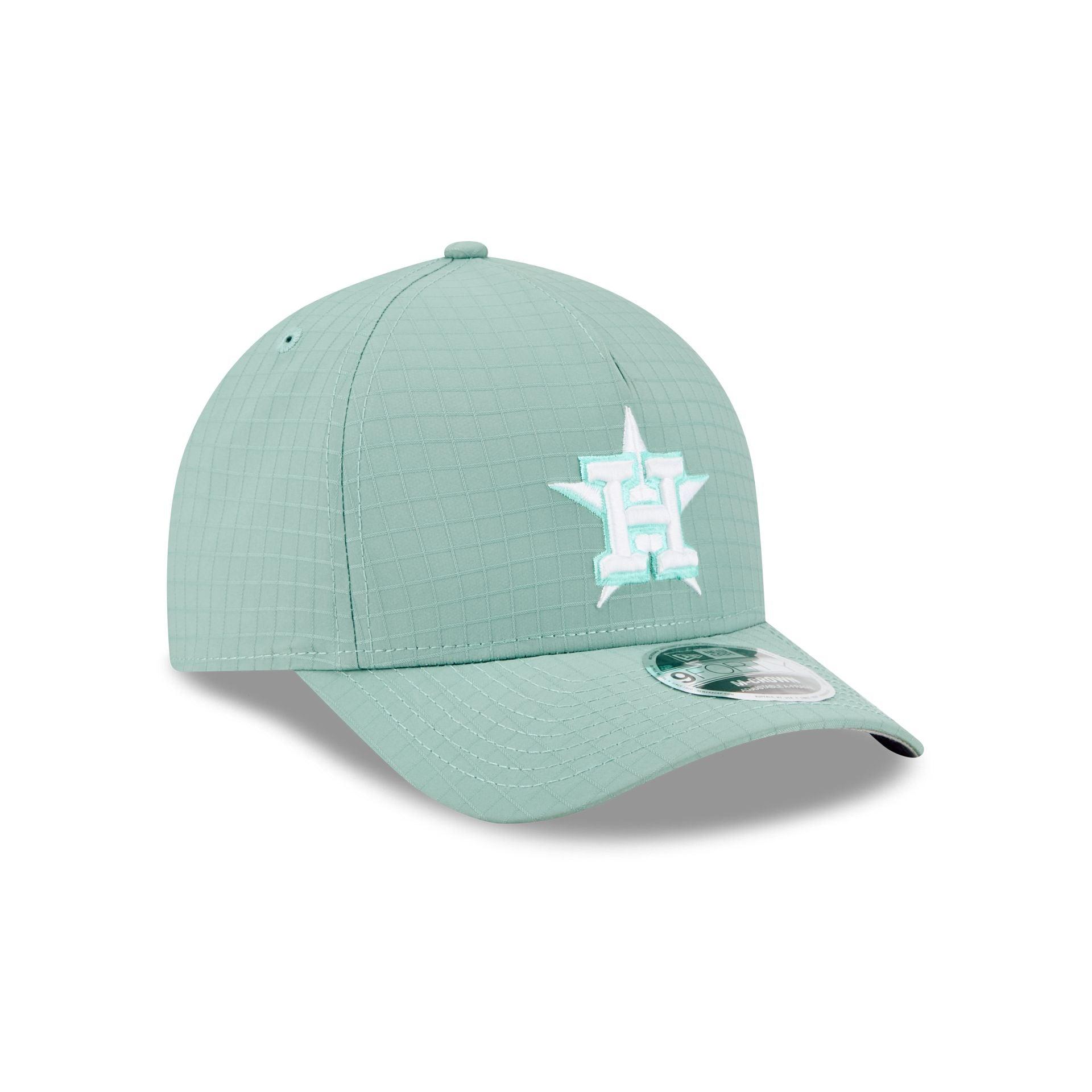 Houston Astros Green Ripstop 9FORTY M-Crown A-Frame Snapback Hat Male Product Image