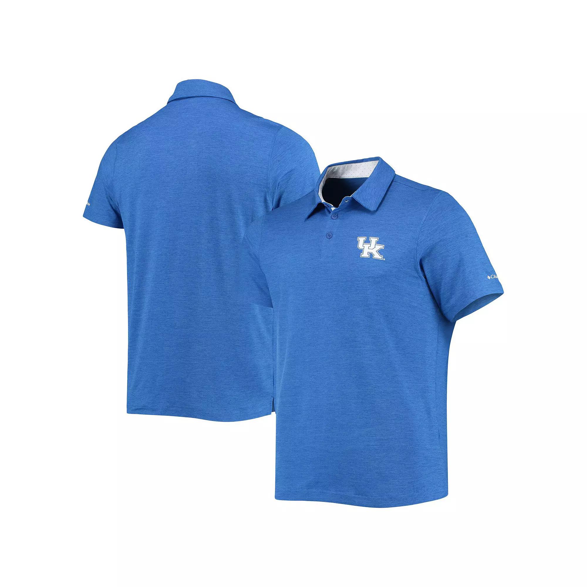 Men's Columbia Royal Kentucky Wildcats Tech Trail Omni-Shade Polo,  Product Image