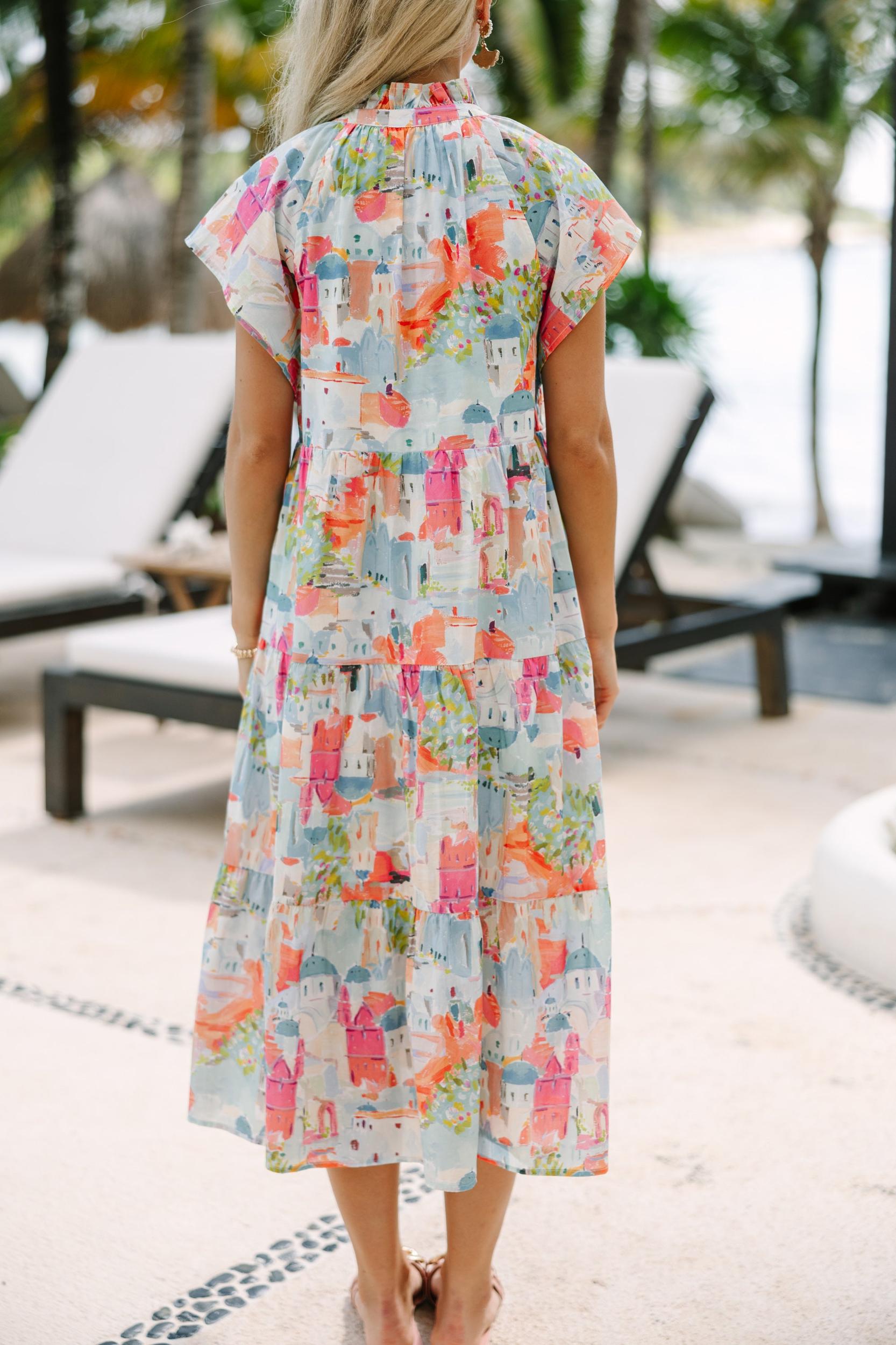 In Your Dreams Toile Print Midi Dress Female Product Image