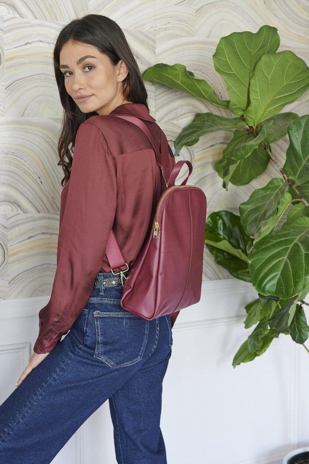 Leather Mini Backpack Product Image